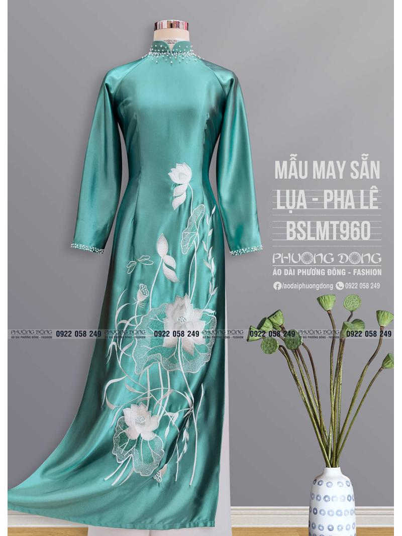 Áo Dài Bà Sui Lụa Thêu Kết Pha Lê BSLMT960